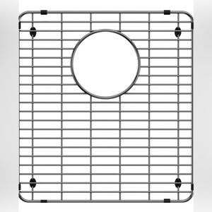 BLANCO 237143 Stainless Steel Sink Grid Formera Equal Double Grid Protector Rack